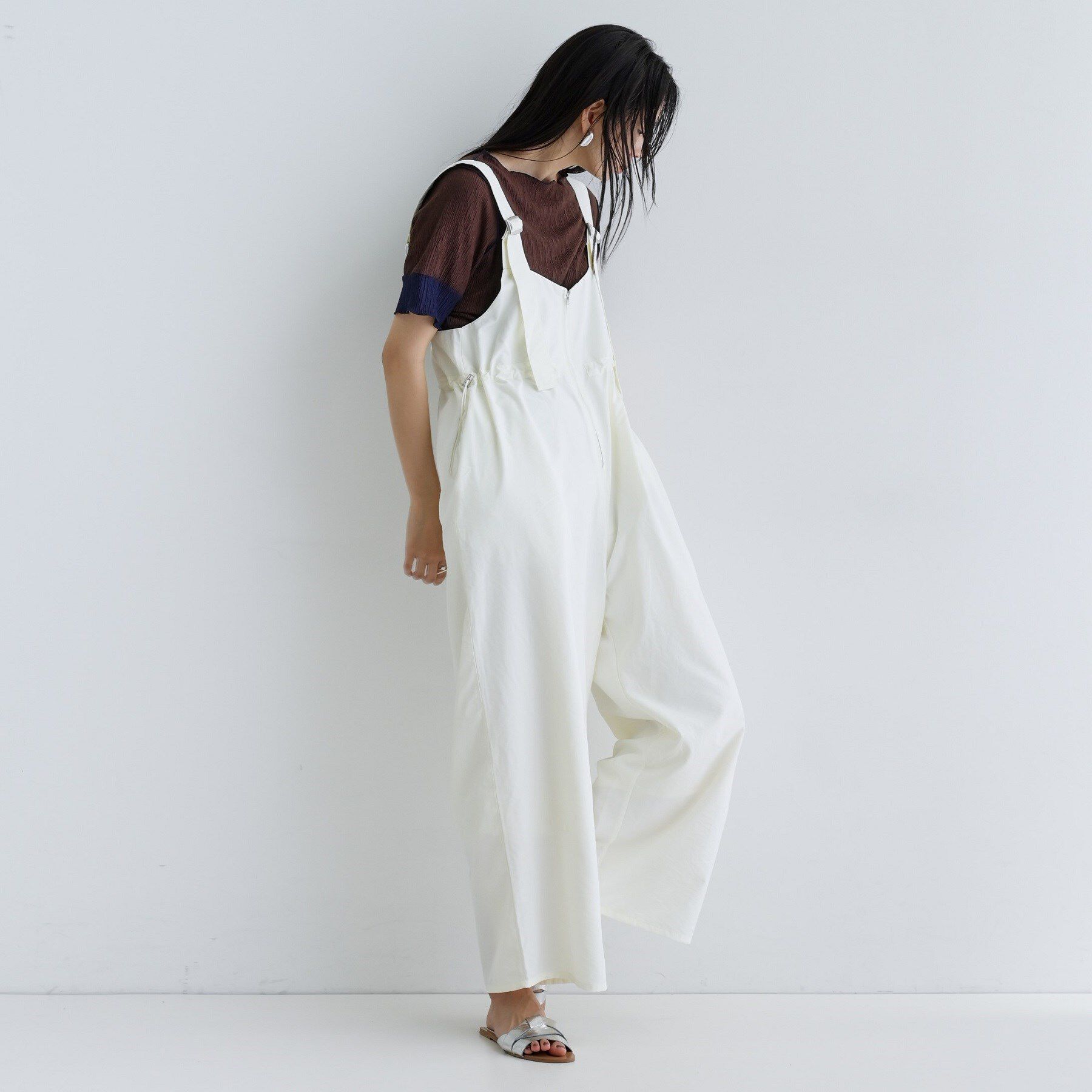 GALLEST「【一部店舗限定】バイカラープリーツカットソー」|Tシャツ・カットソー|