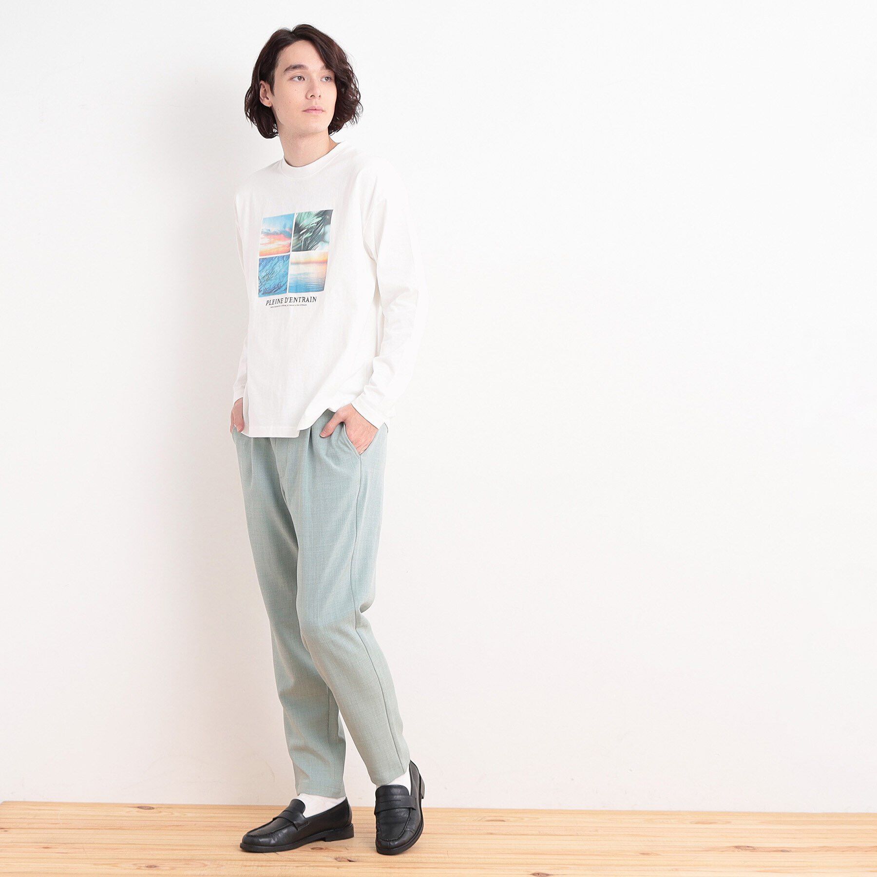 THE SHOP TK「オーガニックコットンフォトプリントTシャツ」|Tシャツ・カットソー|