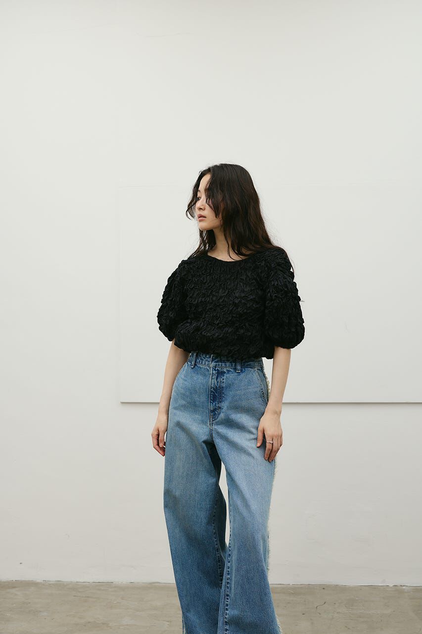 STYLEMIXER「フラッフィーショートトップ」|シャツ・ブラウス|