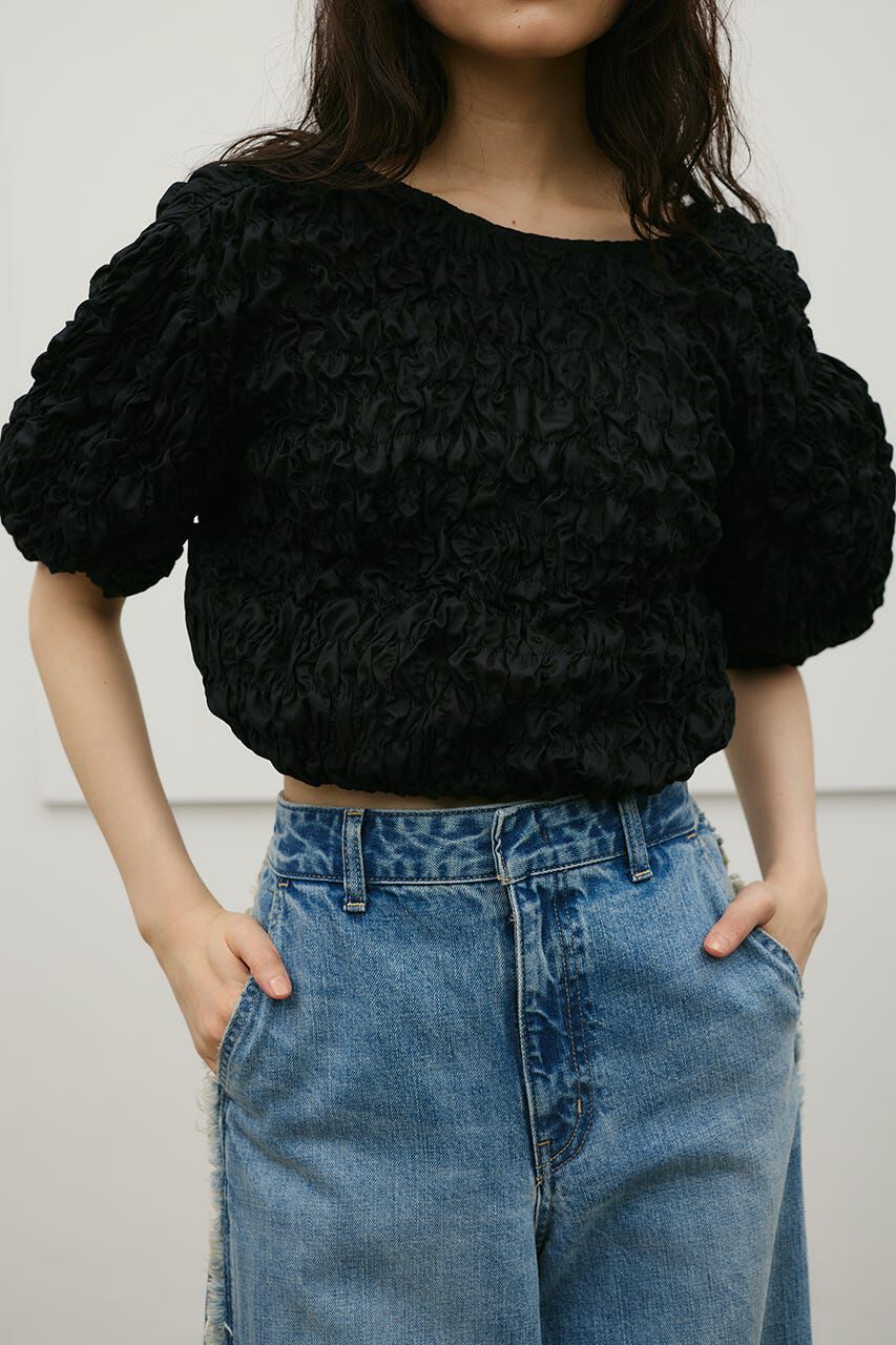 STYLEMIXER「フラッフィーショートトップ」|シャツ・ブラウス|