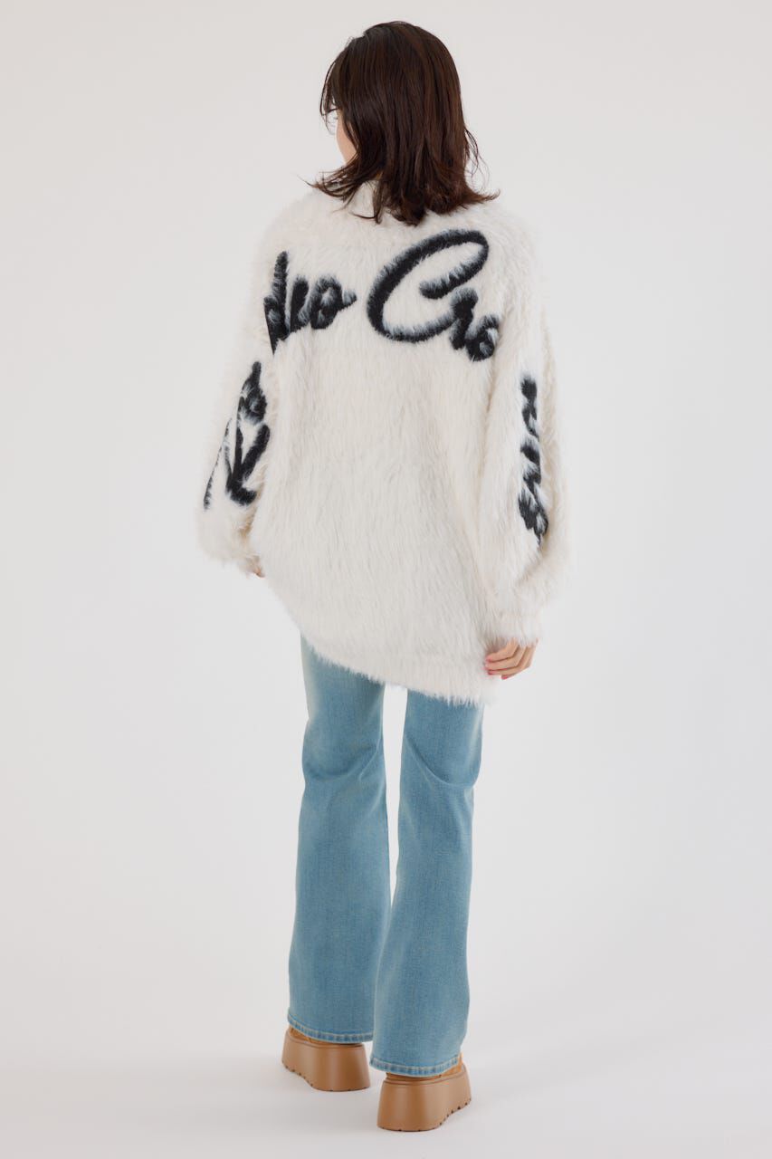 RODEO CROWNS「シャギーロゴニットワンピース」|ワンピース|O/WHT1