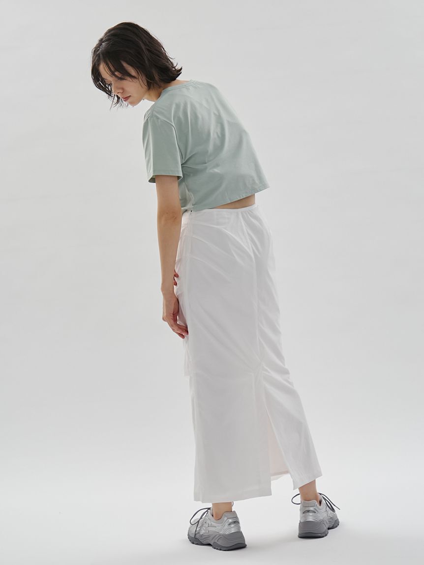 emmi atelier「サイドタックナロースカート/撥水【セットアップ対応】」|スカート|