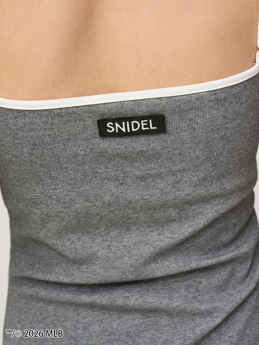 SNIDEL「【MLB】ヘムバルーンカットキャミワンピース」|ワンピース|