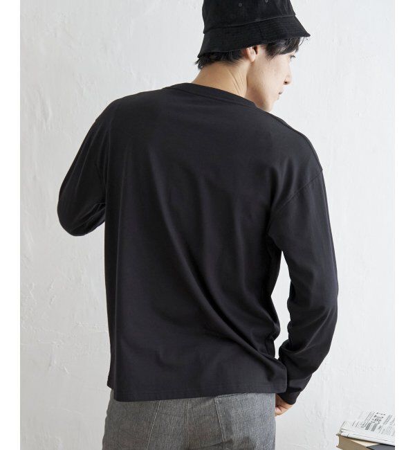 ikka「ペイントプリントロンT」|Tシャツ・カットソー|