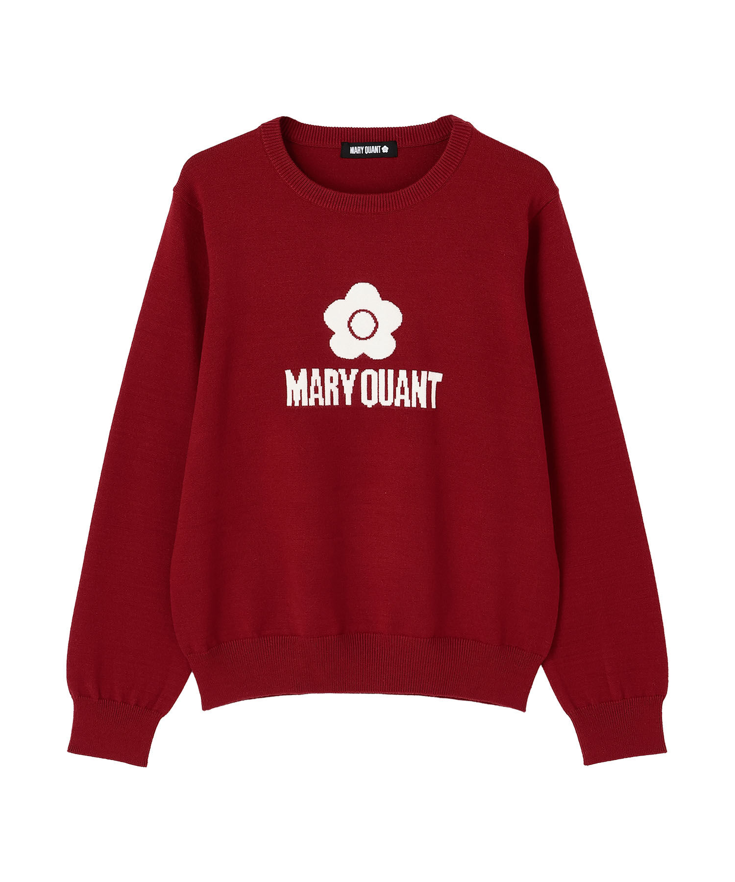 MARY QUANT「シンプルロゴニット プルオーバー」|ニット・セーター|