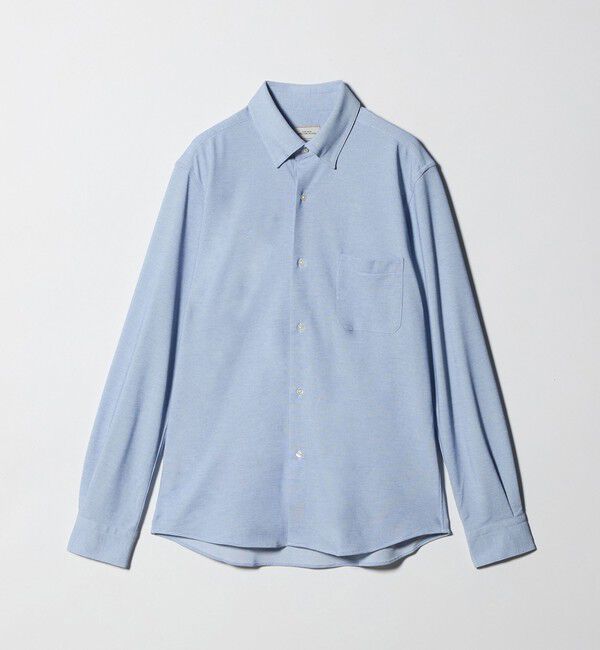 UNITED ARROWS green label relaxing「エブリット TC ジャージー スナップ ボタンダウン シャツ -ストレッチ・イージーアイロン・吸水速乾・抗菌-」|シャツ・ブラウス|