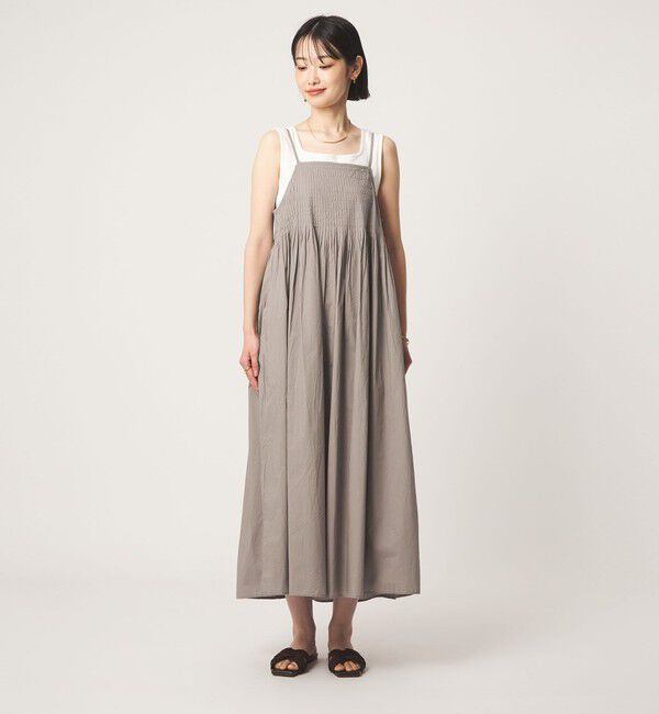 UNITED ARROWS green label relaxing「メニータック キャミソール ワンピース」|ワンピース|