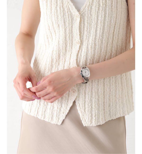 HIROB「《予約》VAGUE WATCH CO.  Coussin Sophie 28mm heavy wavy SS」|腕時計|