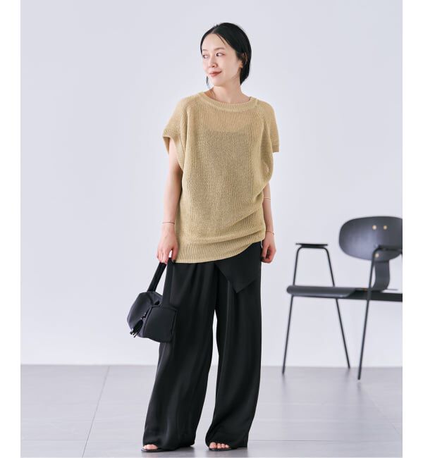 Plage「2WAY カタアゼ KNIT ベスト」|ベスト・ジレ|