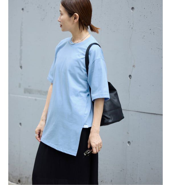 IENA「FOLKIN' VIOLETTE ROOM BACK OPEN TEE Tシャツ FVR26411」|Tシャツ・カットソー|