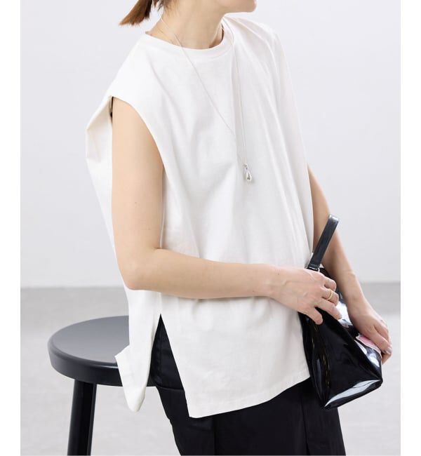 IENA「マーセライズ ノースリTシャツ」|Tシャツ・カットソー|
