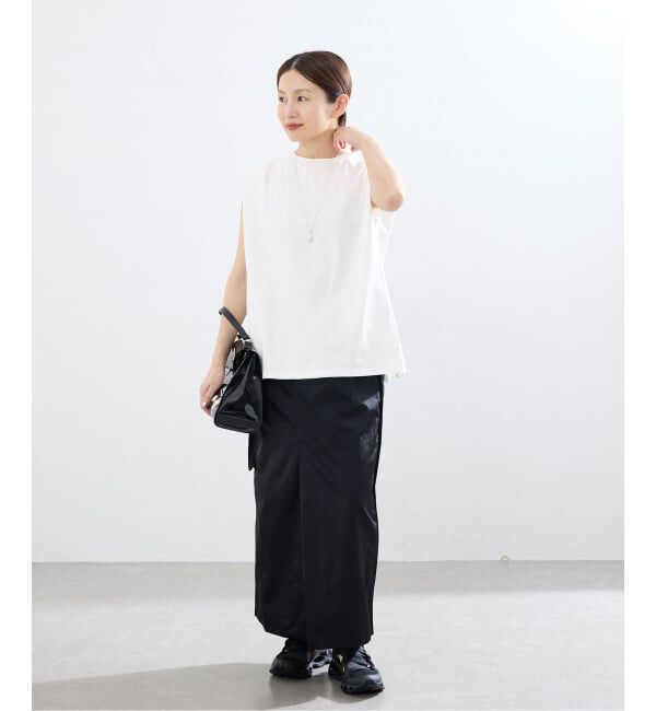 IENA「マーセライズ ノースリTシャツ」|Tシャツ・カットソー|