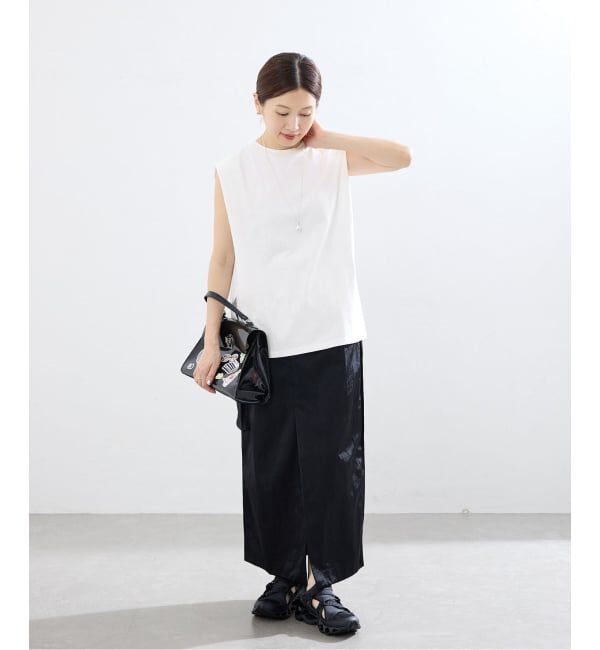IENA「マーセライズ ノースリTシャツ」|Tシャツ・カットソー|