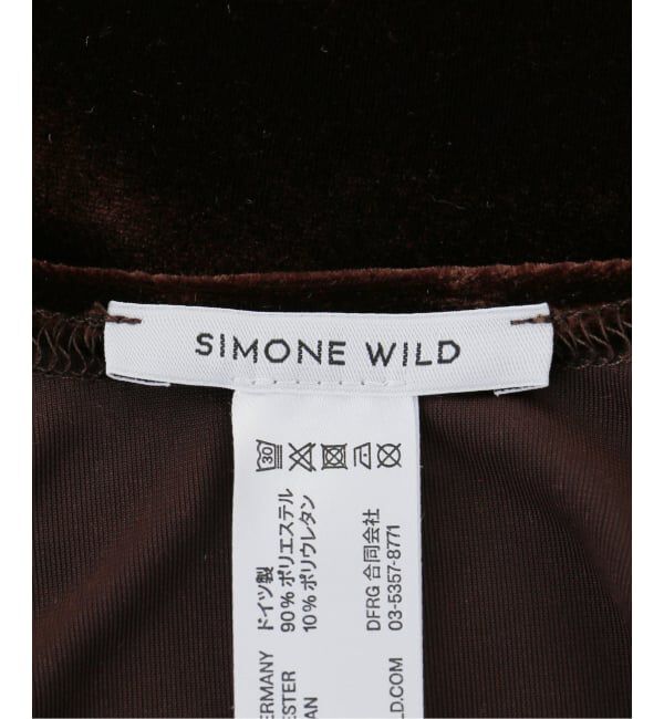 IENA LA BOUCLE「simone wild シモーネ ワイルド VELVET SINGLET」|タンクトップ|