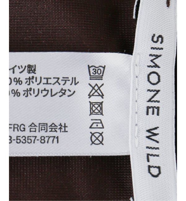 IENA LA BOUCLE「simone wild シモーネ ワイルド VELVET SINGLET」|タンクトップ|