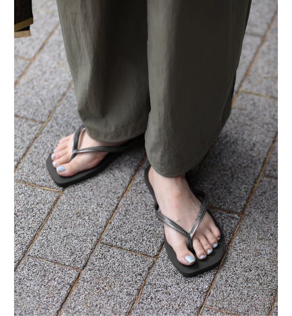 SLOBE IENA「Havaianas/ハワイアナス Slim Square サンダル SLIM  SQUARE4 148301」|サンダル|