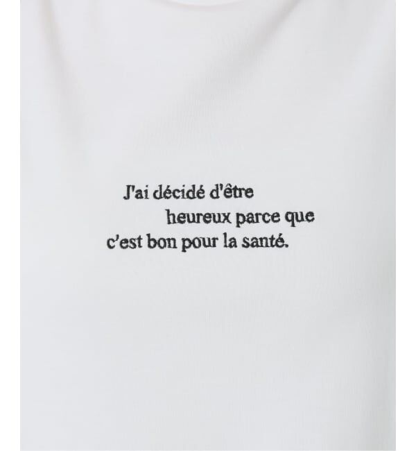VERMEIL par iena「《予約》EMBROIDERY Tシャツ」|Tシャツ・カットソー|
