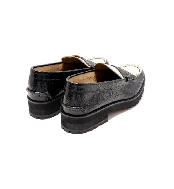 PULP「The Kenford Fineshoes TANK SOLE LOAFERS / BLACK WHITE」|ローファー|
