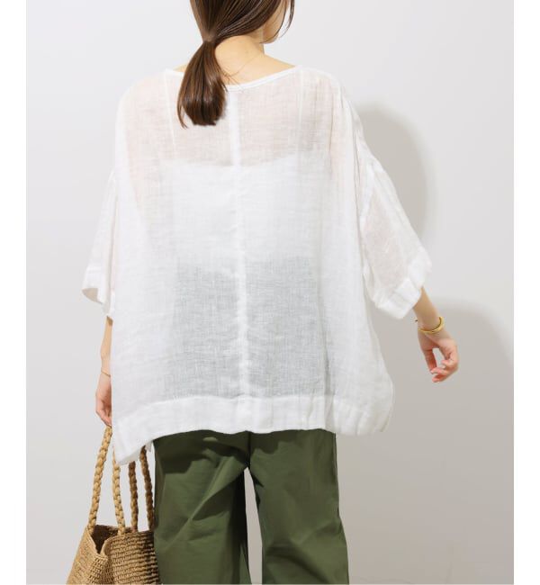 JOURNAL STANDARD relume「リネンガーゼハーフスリーブビッグプルオーバー」|シャツ・ブラウス|