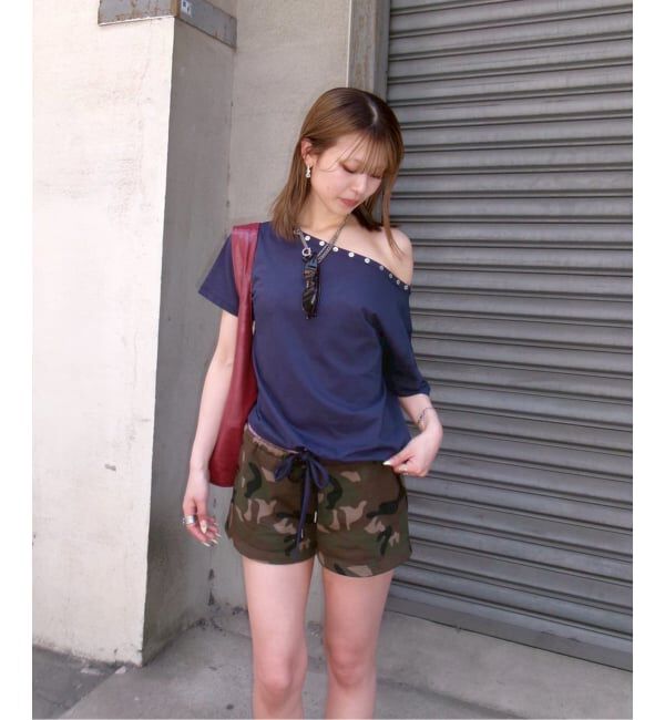 Oriens JOURNAL STANDARD「ボタンオフショルダーTシャツ」|Tシャツ・カットソー|