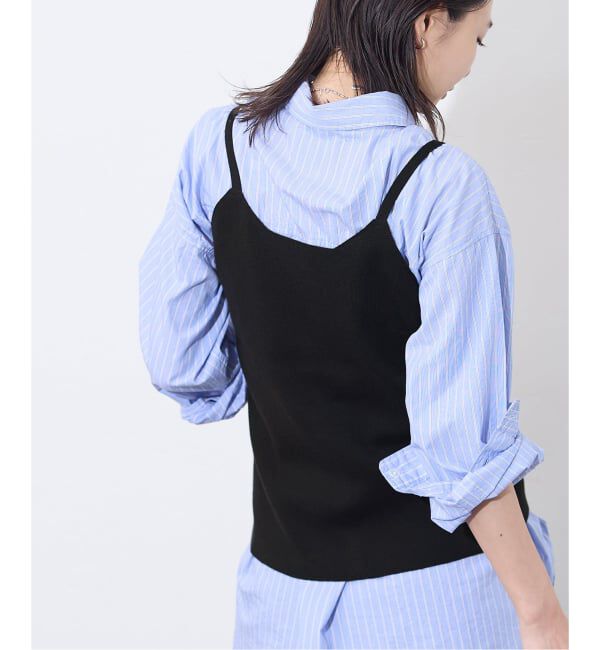 追加予約》WASHABLE コットンシルクミックス2WAYキャミソール（JOURNAL