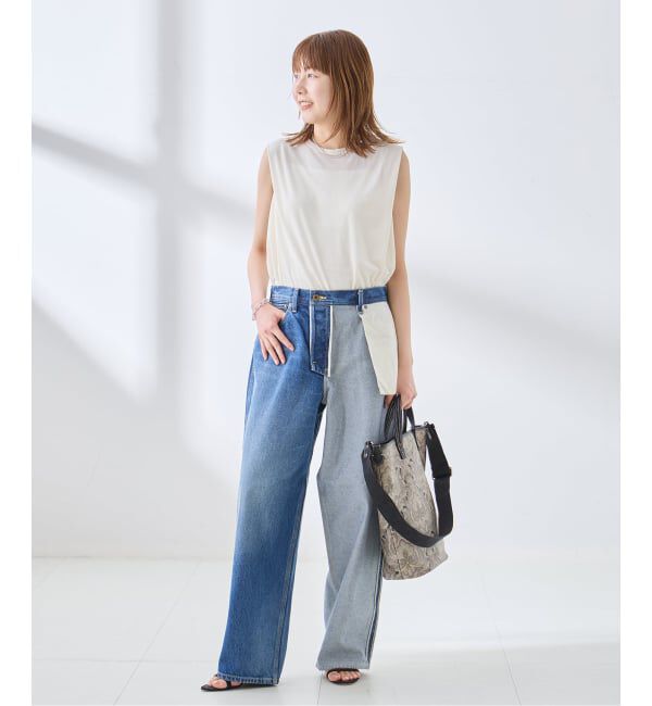 journal standard L'essage「《追加予約/接触冷感》クールタッチベロアタックノースリーブ」|Tシャツ・カットソー|