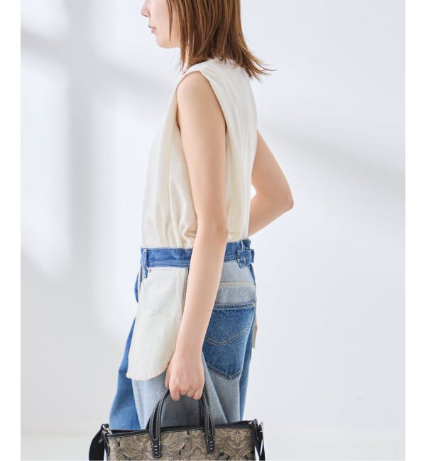 journal standard L'essage「《追加予約/接触冷感》クールタッチベロアタックノースリーブ」|Tシャツ・カットソー|