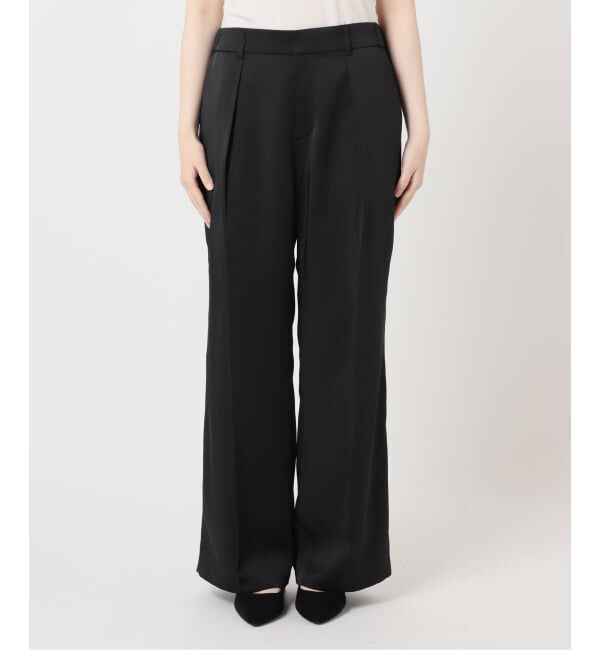 journal standard L'essage「《予約》サテンタックパンツ」|スラックス|