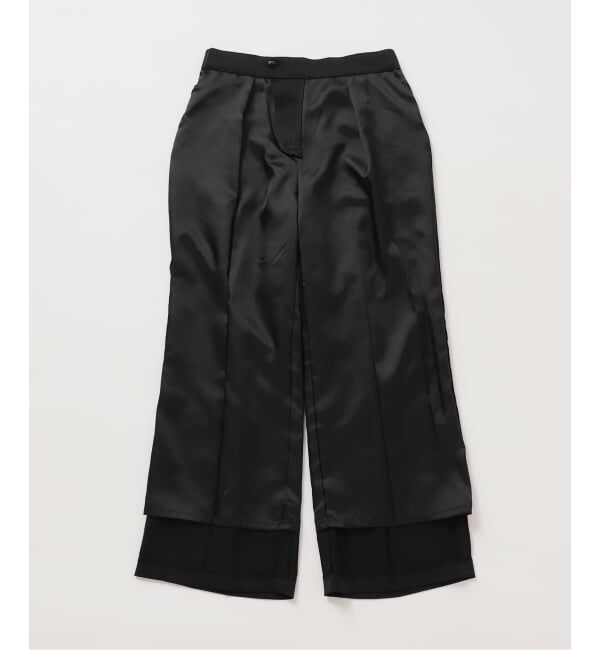 journal standard L'essage「《予約》サテンタックパンツ」|スラックス|