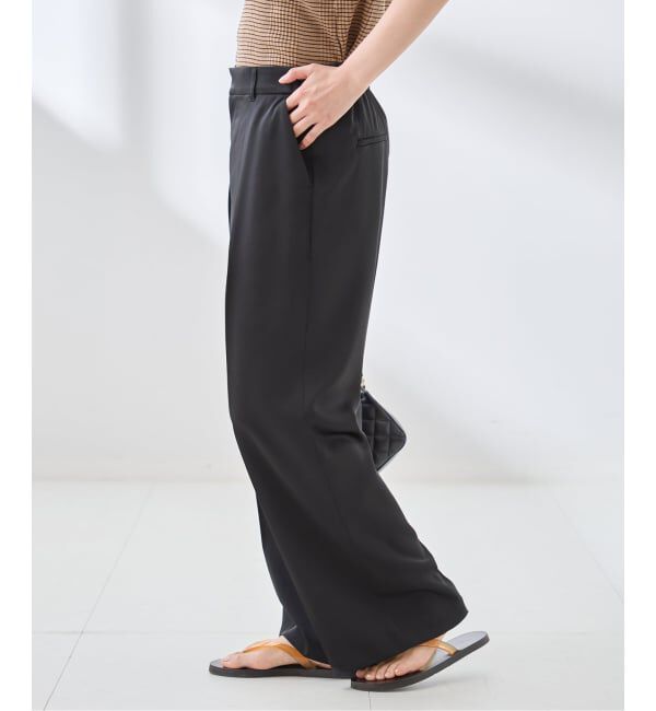 journal standard L'essage「《予約》サテンタックパンツ」|スラックス|