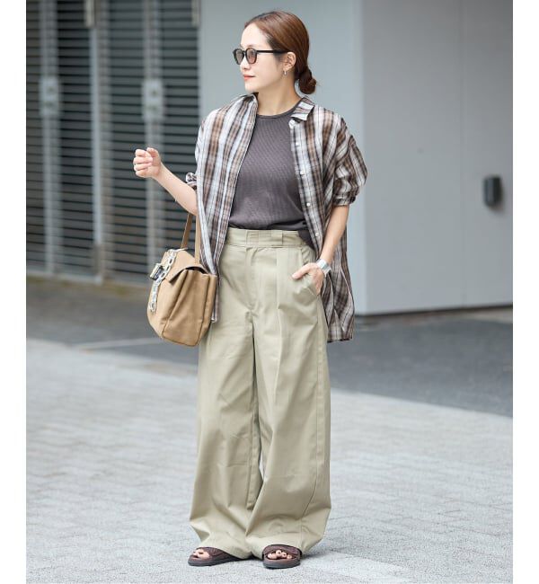 JOURNAL STANDARD「《予約》コットンシルクチェック シャツ」|シャツ・ブラウス|