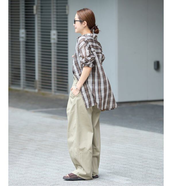 JOURNAL STANDARD「《予約》コットンシルクチェック シャツ」|シャツ・ブラウス|