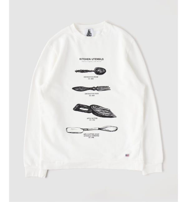 JOURNAL STANDARD「Niche. / ニッチ USA Crew Neck Sweat」|スウェット・ジャージ|ホワイト D