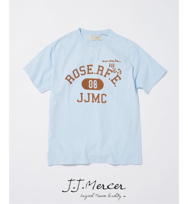 JOURNAL STANDARD「J.J.MERSER / ジェイジェイマーサー プリント Tシャツ」|Tシャツ・カットソー|ブルー B