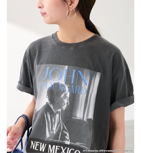 FRAMeWORK「JOHNBULL/ジョンブル LIFE JOHN LOENGARD Tシャツ」|Tシャツ・カットソー|ブラック
