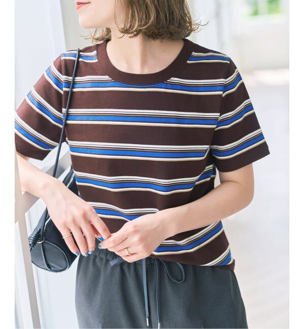 Spick and Span「マルチボーダーTシャツ」|Tシャツ・カットソー|