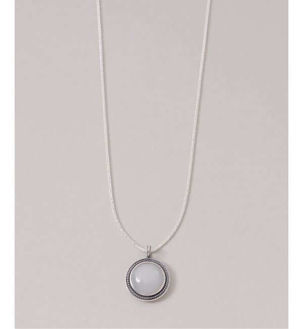 Spick and Span「《予約》【SAMH by LILAS】 Vintagelike ホワイトムーンストーンネックレス SV」|ネックレス|