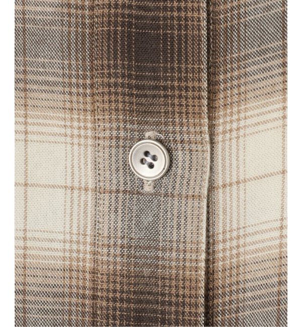 Spick and Span「《予約》ソフトオンブレチェックシャツ」|シャツ・ブラウス|