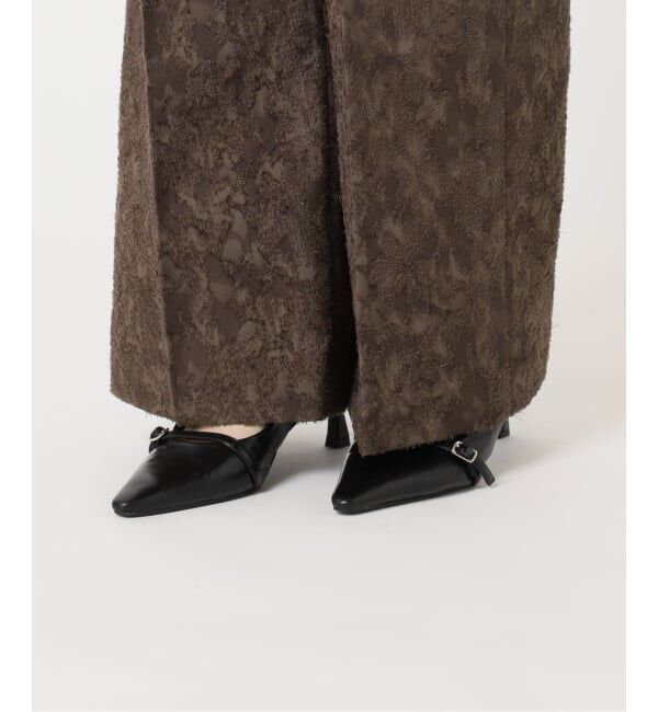U by SPICK&SPAN「《予約》ジャガードタックパンツ」|その他|
