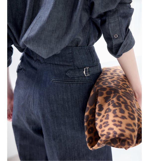 U by SPICK&SPAN「《予約》セルローススラックスデニム」|デニム|
