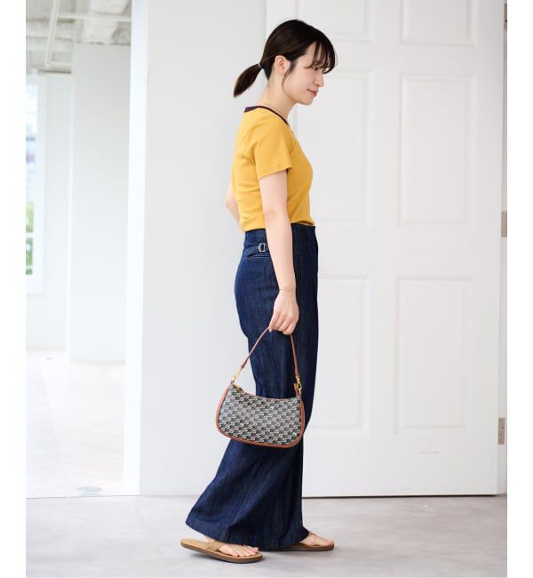 U by SPICK&SPAN「《予約 / 接触冷感》フライスUネックハーフスリーブT」|Tシャツ・カットソー|