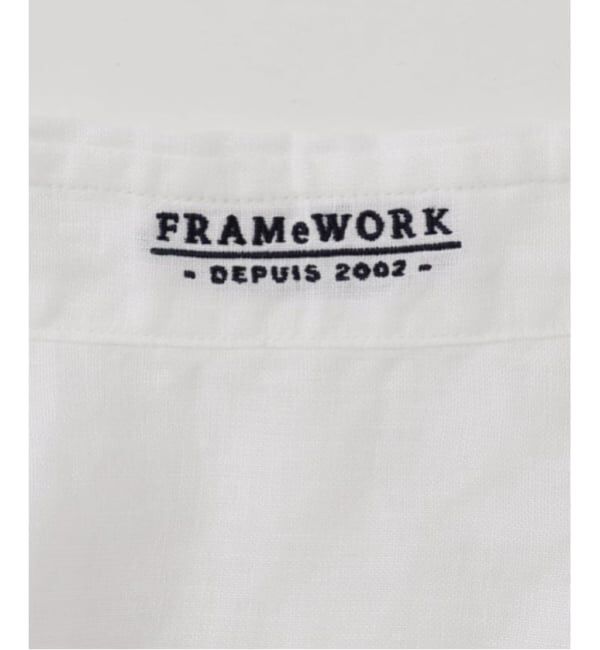 FRAMeWORK「≪一部カラーWEB限定 / 追加≫フレンチリネンレギュラーシャツ 4」|シャツ・ブラウス|