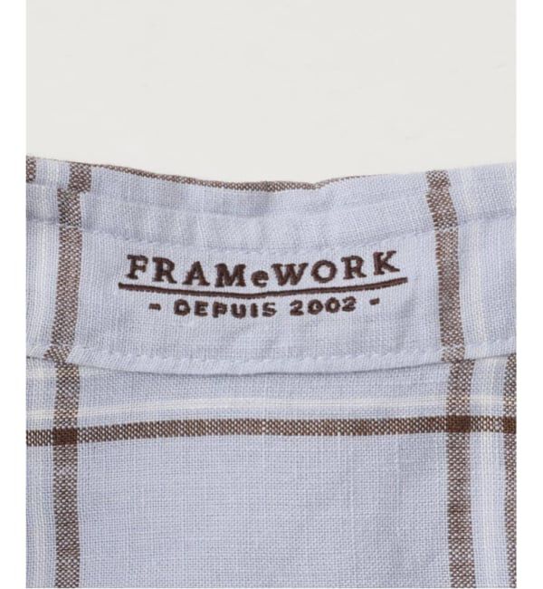 FRAMeWORK「≪一部カラーWEB限定 / 追加≫フレンチリネンレギュラーシャツ 4」|シャツ・ブラウス|