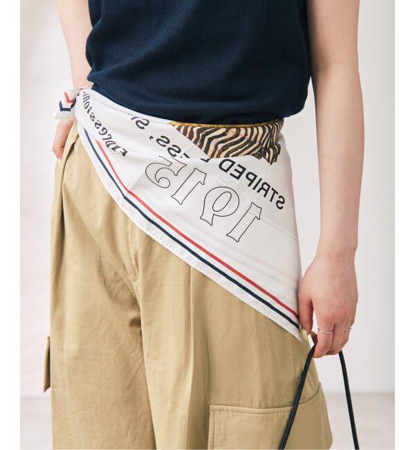 Spick and Span「《予約》ART GRAPHICスカーフ」|バンダナ・スカーフ|