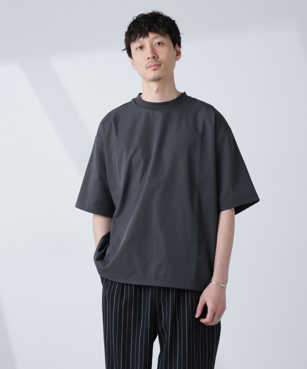 nano･universe「ストレッチファブリックバルーンTシャツ」|Tシャツ・カットソー|D.グレー2