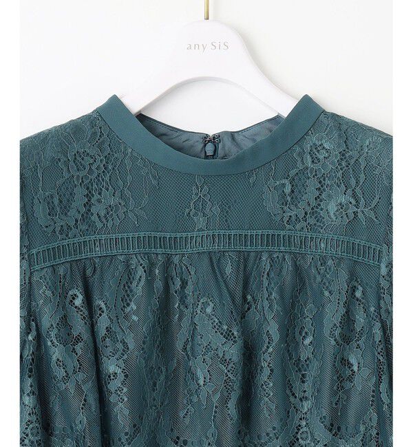 any SiS「【洗える】レーシーケープ ドレス」|ドレス|