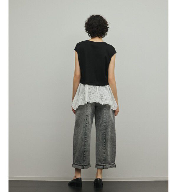 GRACE CONTINENTAL「ヘムembカットトップ」|Tシャツ・カットソー|