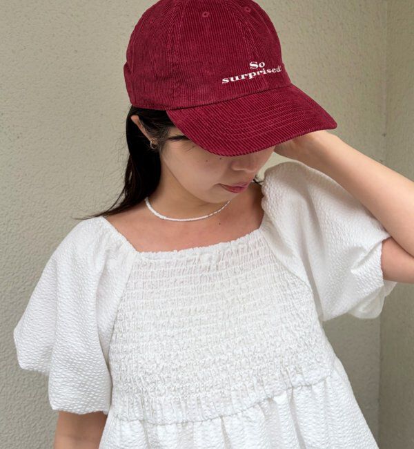  「B コーデュロイロゴキャップ」|その他|