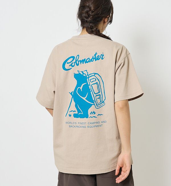 ABAHOUSE「【COBMASTER / コブマスター】バックプリントBASIC Tシャツ/ユニ」|Tシャツ・カットソー|ベージュ