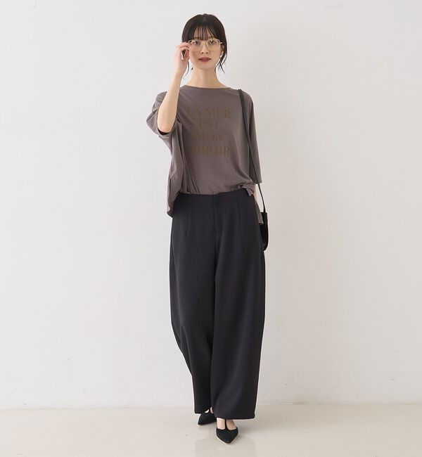 Rouge vif「【セットアップ対応】脇シームレスワイドカーブパンツ」|その他|